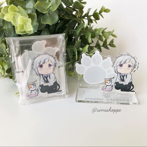 NEW Official Bungo Stray Dogs BSD Atsushi Acrylic Memo Stand - Picture 3 of 4